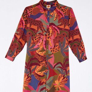*NWT* FARM Rio Leopards Jungle Jumpsuit XS